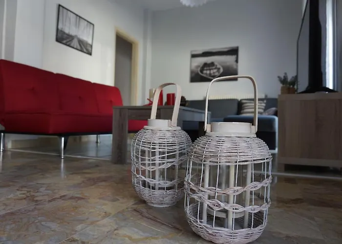 Seaside Family Apartment In Paralia Dionisiou